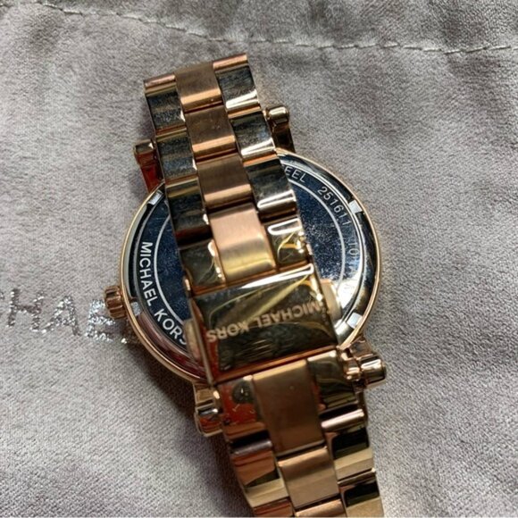 Michael Kors copper gold rose gold watch main image 4